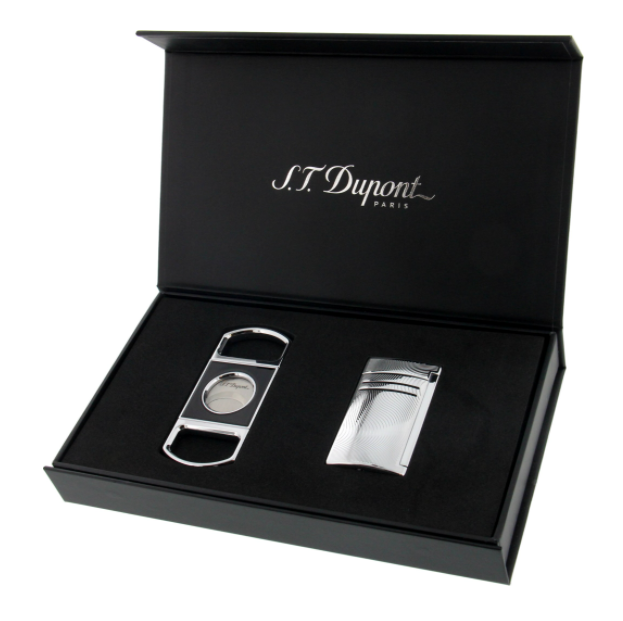 S.T. Dupont Set Cigar Cutter + Maxijet Vibration 020163NQ319