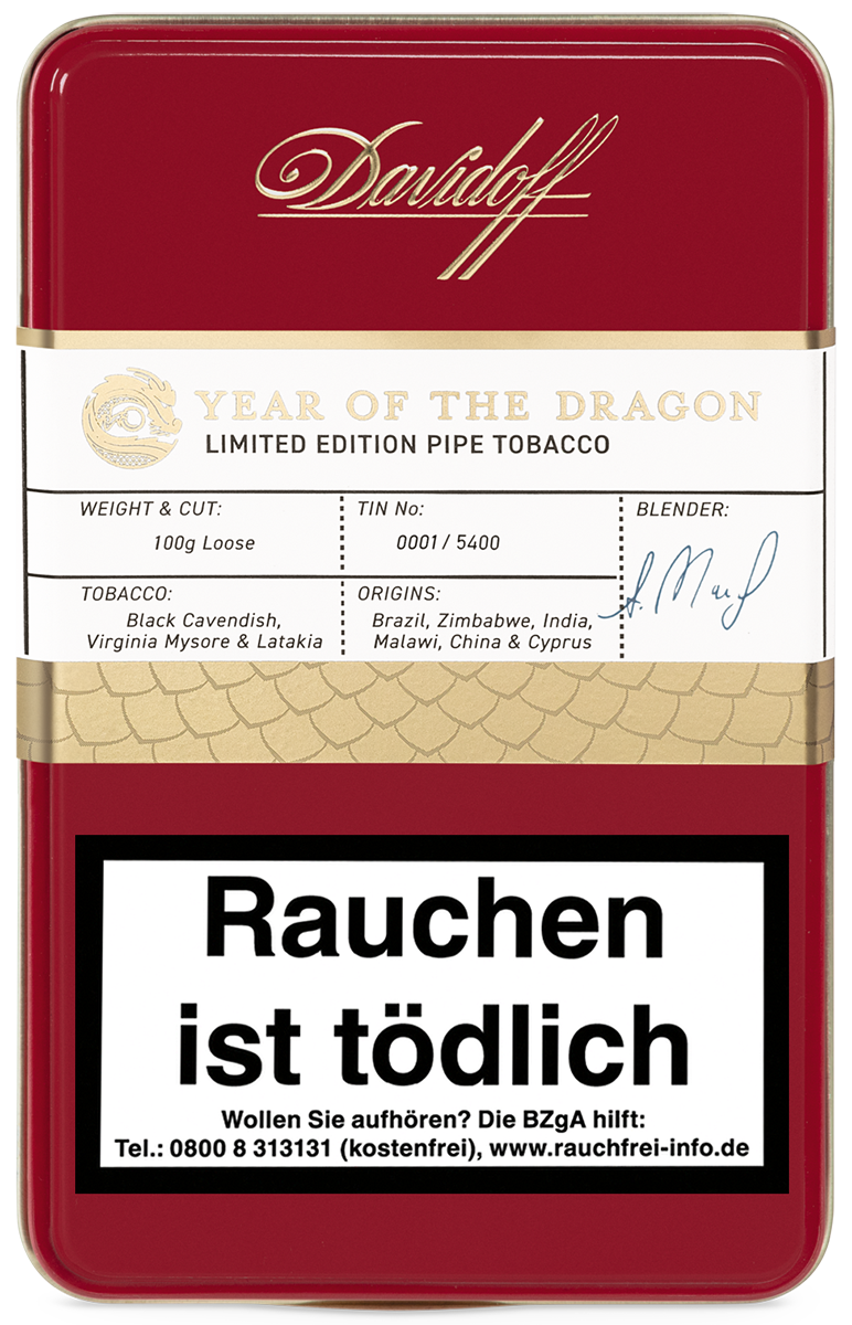 Davidoff Year of the Dragon Pipe Tobacco Limited Edition 2024