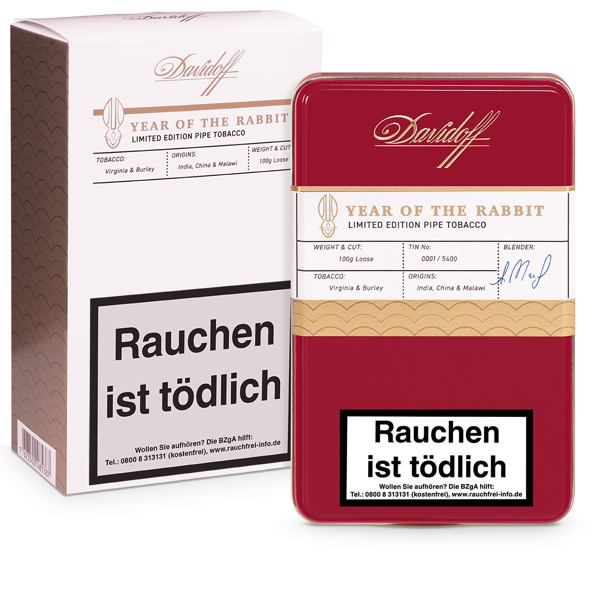 Davidoff Year of the Rabbit Pipe Tobacco Limited Edition 2023
