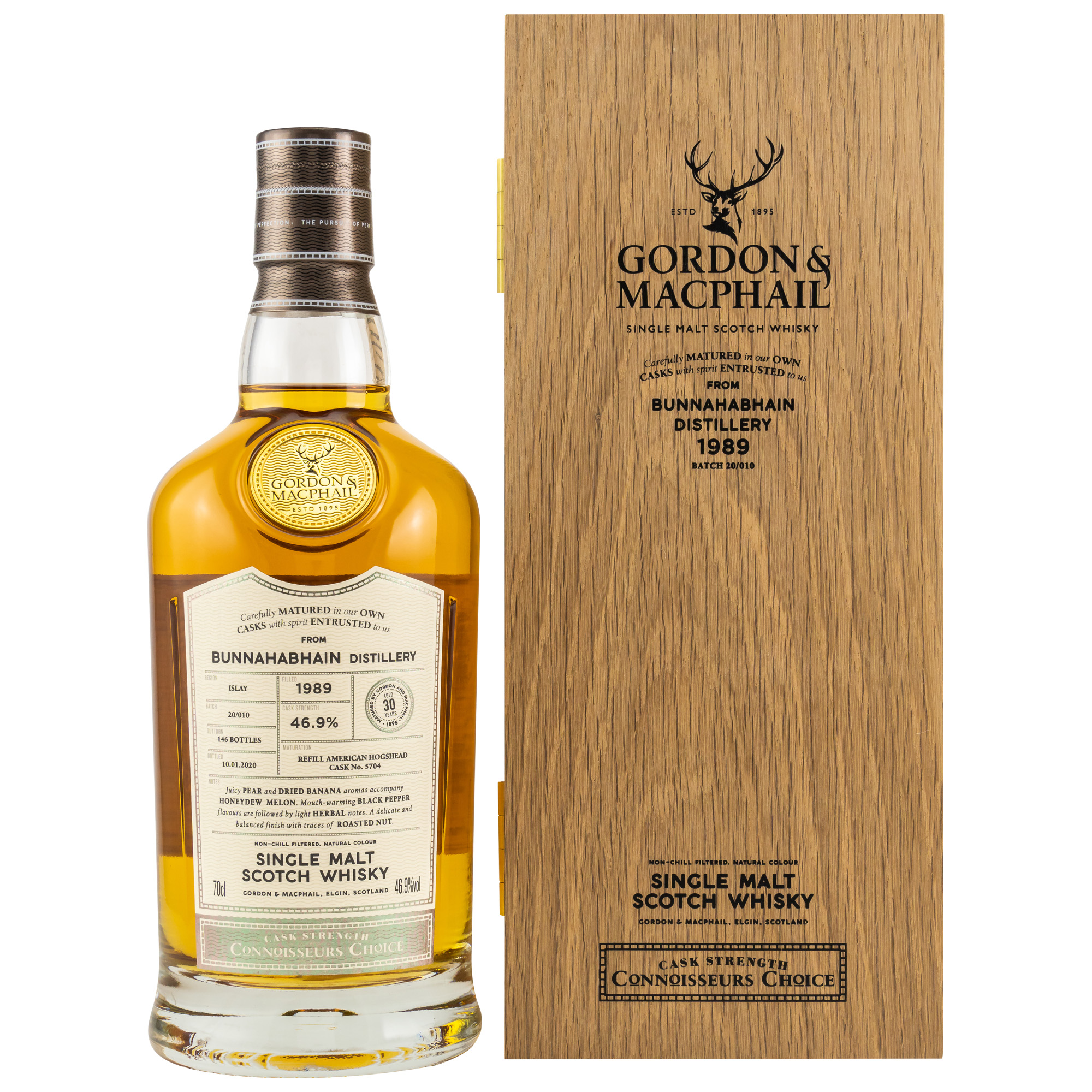 Bunnahabhain Gordon & Macphail Connoisseurs Choice 1989/2020 Whisky 0,7l